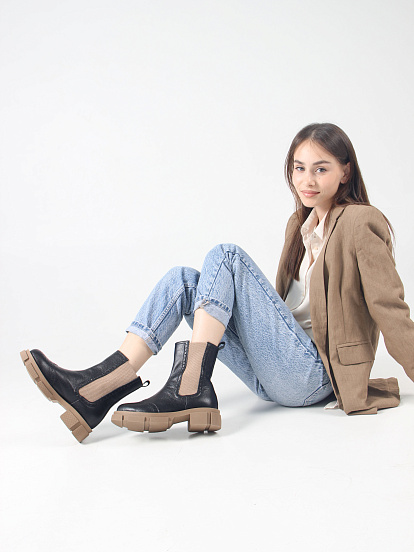 картинка Челси ED'ART 360.P.21074'nut. черный макс какао от интернет магазина