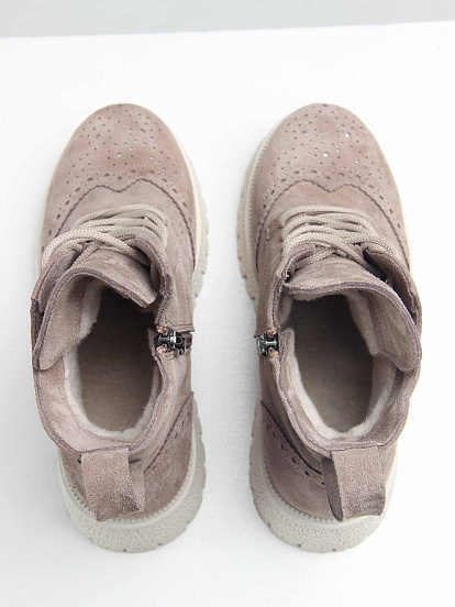 картинка Ботинки ED'ART 338.1541'be. капучино замша от интернет магазина