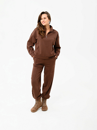 картинка Босоногие ботинки  ED'ART 351.NATA'br.Серо-коричневая замша от интернет магазина