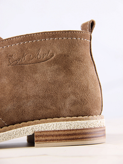 картинка Ботинки ED'ART 309.rose'be.Серо-коричневая замша от интернет магазина