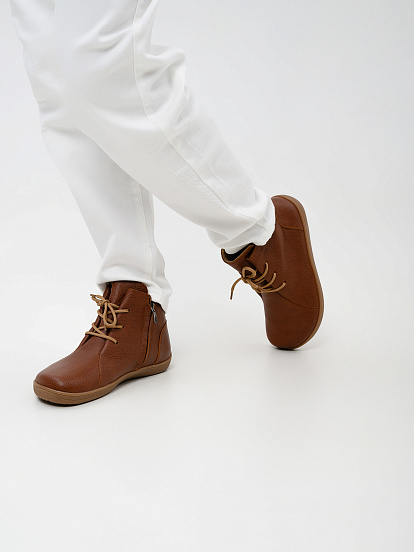 картинка Босоногие ботинки  ED'ART 352.NATA'br.Коньяк от интернет магазина