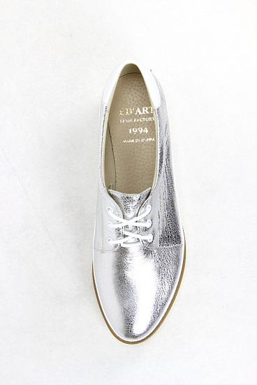 картинка Туфли полуботинки ED'ART 103.man'w.silver/white от интернет магазина