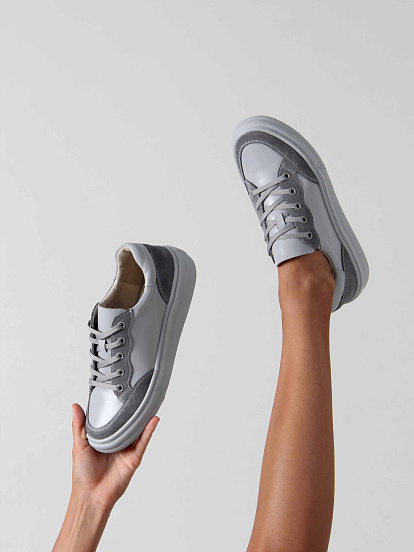 картинка Кеды ED'ART 148.lusi22'gr. Серый замша от интернет магазина