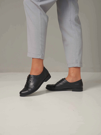 картинка Туфли полуботинки ED'ART 111.madonna'bl. Черный от интернет магазина