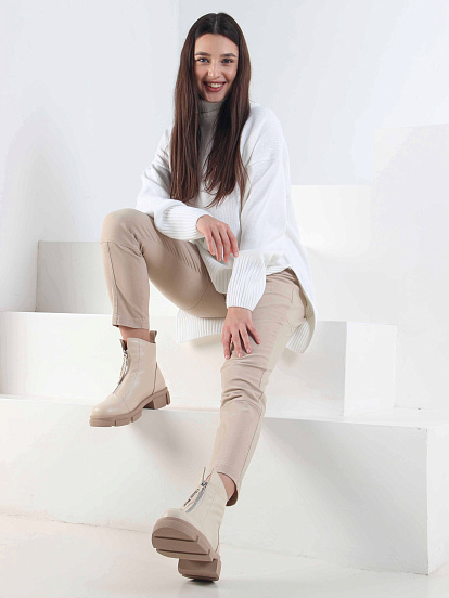 картинка Ботинки ED'ART 330.21074ka. Бежевый капучино от интернет магазина