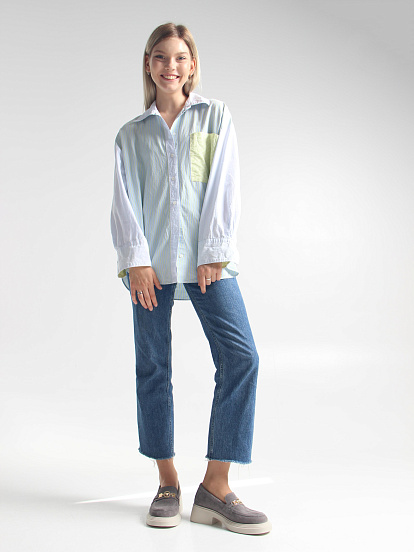 картинка Лоферы туфли ED'ART 173.1453'be. серый замок замша от интернет магазина