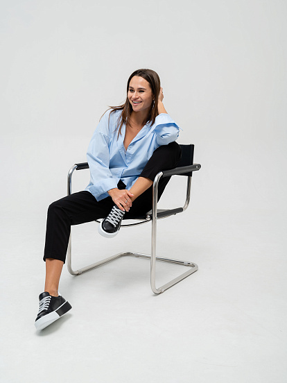 картинка Кеды ED'ART 128.Mikki'bl.Белый-черный от интернет магазина