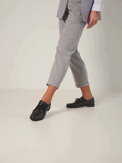 картинка Туфли полуботинки ED'ART 111.madonna'gv. Черный лак от интернет магазина