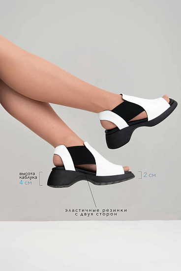 картинка Босоножки ED'ART 3024.123'bl. Белый от интернет магазина