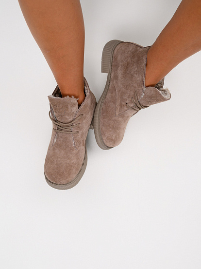 картинка Ботинки ED'ART 308.патриция'ka. Капучино замша от интернет магазина