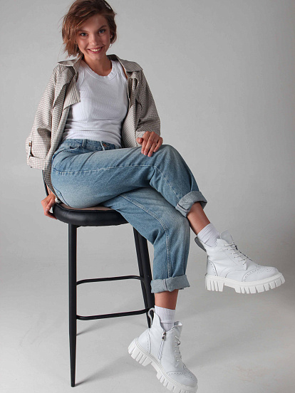 картинка Ботинки ED'ART 338.21153'w. Белый от интернет магазина