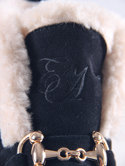 картинка Ботинки ED'ART 307. PODYUM141 'bl. черная замша от интернет магазина