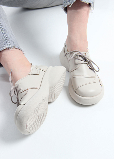 картинка Полуботинки туфли ED'ART 205.927'be. бежевый от интернет магазина