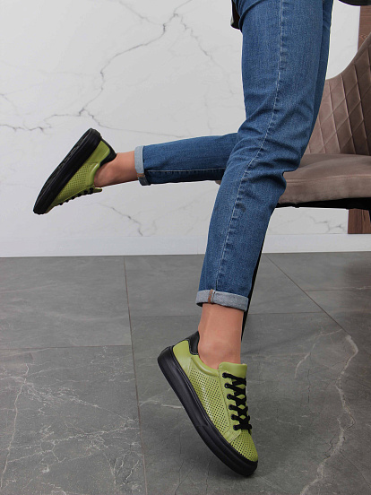 картинка Кеды ED'ART 127.Lusi22'bl. Авокадо от интернет магазина