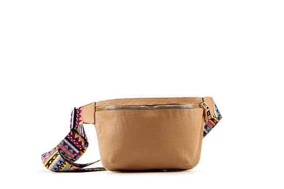 картинка Сумка-бананка ED`ART b01. beige max от интернет магазина