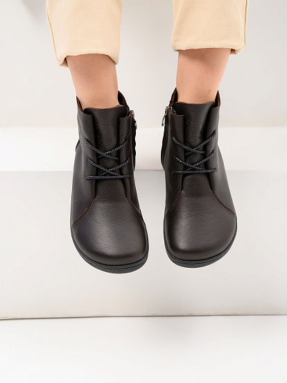 картинка Босоногие ботинки  ED'ART 352.NATA'bl.Темно-коричневая оттима от интернет магазина