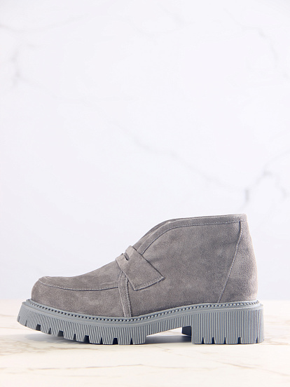 картинка Полуботинки  ED'ART 304.taskana'gr. Серый замок замша от интернет магазина