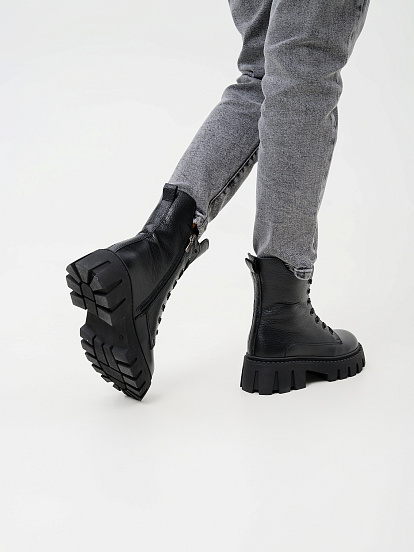 картинка Ботинки ED'ART 346.чанки'bl. Черный макс от интернет магазина