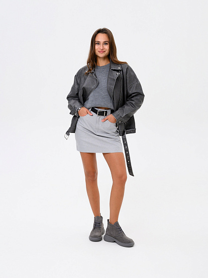 картинка Ботинки  ED'ART 308.927'gr. серый замок замша+серый от интернет магазина