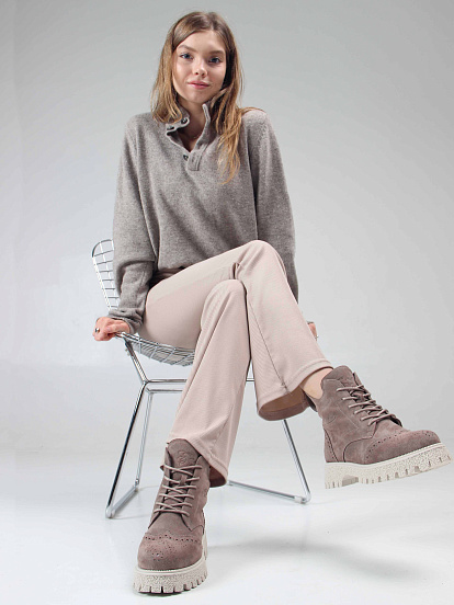 картинка Ботинки ED'ART 338.1541'be. капучино замша от интернет магазина