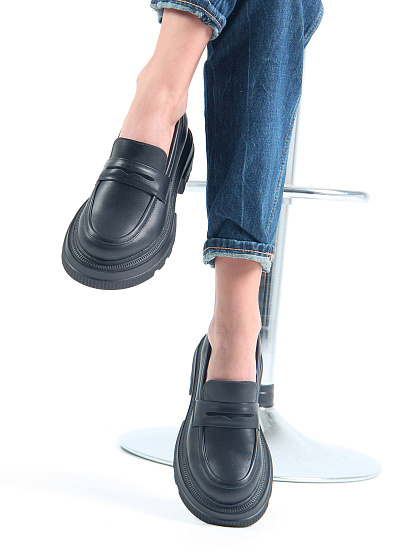 картинка Туфли лоферы ED'ART 175.506'bl. Черный от интернет магазина
