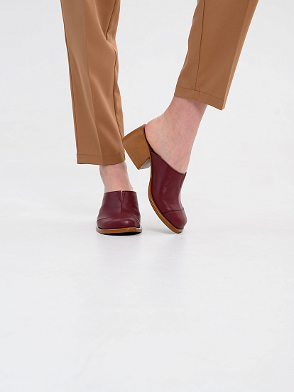 картинка Сабо ED'ART 5132.23663'br. Гнилая вишня+коричневый от интернет магазина