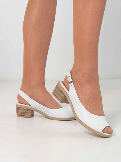картинка Босоножки ED'ART 401.22280'be.белый от интернет магазина