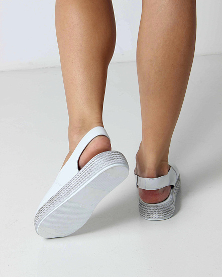 картинка Босоножки ED'ART 1042.2530'w. Белый серый от интернет магазина