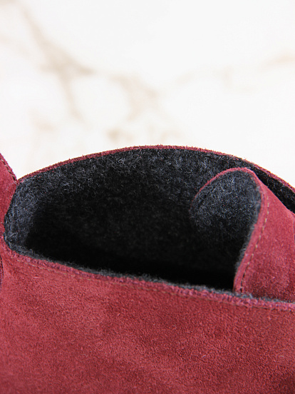 картинка Ботинки  ED'ART 308.927'bl.Бордо замша от интернет магазина