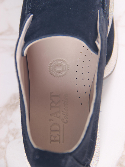 картинка Полуботинки  ED'ART 207.1607'be. черная замша от интернет магазина