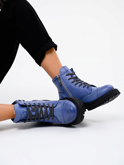 картинка Ботинки ED'ART 319.taskana'bl. Вакса джинс от интернет магазина