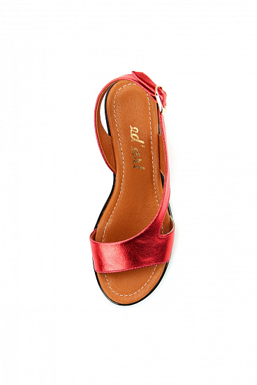 картинка Босоножки ED'ART 3051.312'bl.red-laminato от интернет магазина