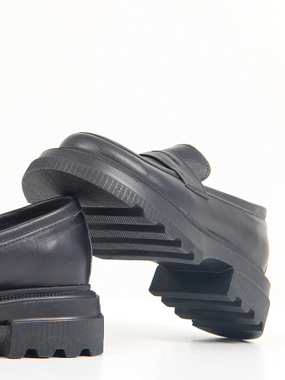 картинка Туфли лоферы ED'ART 175.506'bl. Черный от интернет магазина