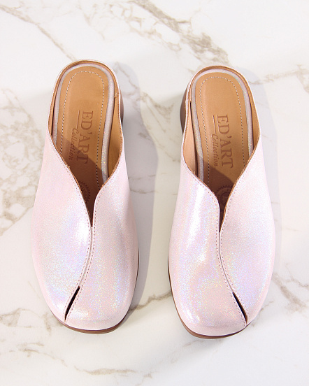 картинка Сабо ED'ART 3200.25294'br. Розовый ибица+коричневый от интернет магазина