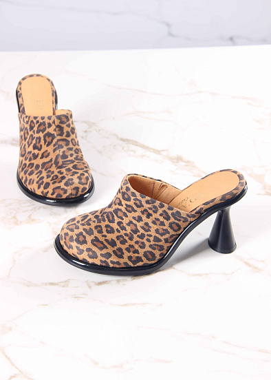 картинка Сабо ED'ART 6112.PODYUM133'bl. коричневый леопард от интернет магазина