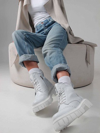 картинка Ботинки ED'ART 338.21153'w. Белый от интернет магазина