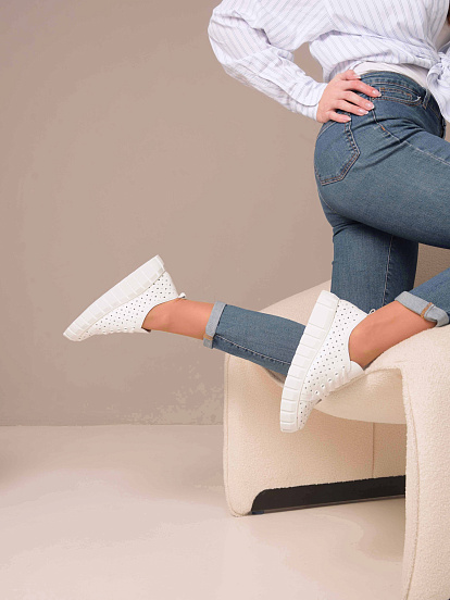 картинка Кеды ED'ART 125.p.91505'w.Белый от интернет магазина