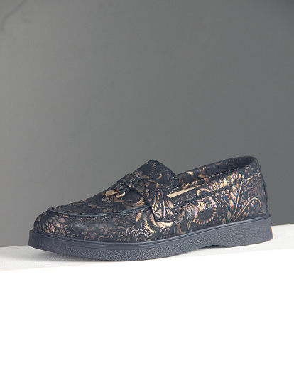 картинка Лоферы лоферы ED'ART 170.2699'bl. Черный грация от интернет магазина