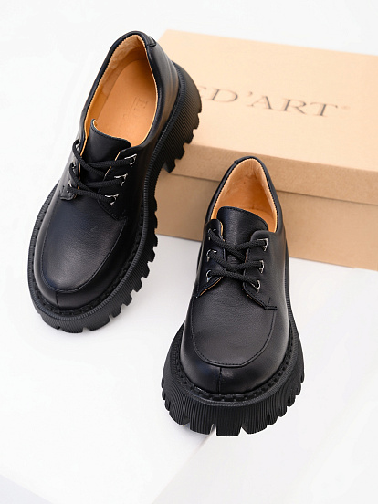 картинка Туфли полуботинки ED'ART 202.14728'bl. Черный от интернет магазина