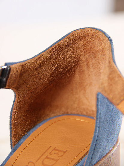 картинка Босоножки ED'ART 5033.23663'bе.Синий велюр от интернет магазина