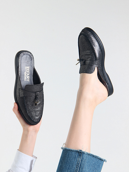 картинка Мюли ED'ART 1070.2614'bl. черный астана от интернет магазина