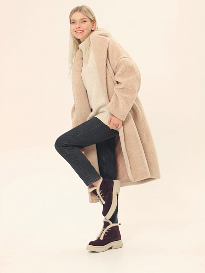 картинка Ботинки ED'ART 308.агата'w. сливовая замша з от интернет магазина