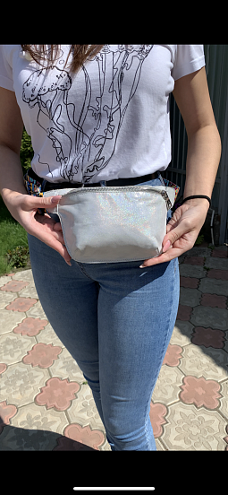 картинка Сумка-бананка ED`ART b01.white ibiza от интернет магазина