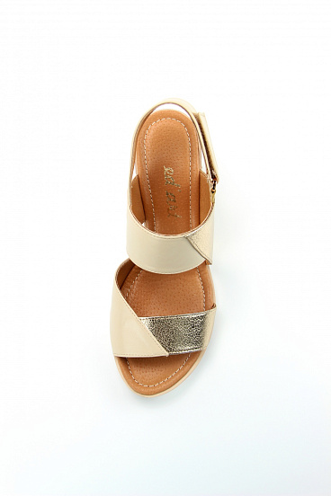 картинка Босоножки ED'ART 6003.624'be.gold/beige от интернет магазина