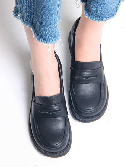 картинка Лоферы туфли ED'ART 175.патриция'bl. черный от интернет магазина