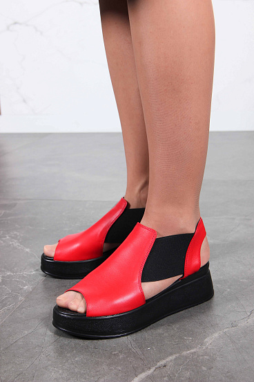 картинка Босоножки ED'ART 3024.22229'bl.красный от интернет магазина