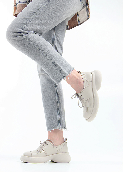 картинка Полуботинки туфли ED'ART 205.927'be. бежевый от интернет магазина