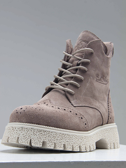 картинка Ботинки ED'ART 338.1541'be. капучино замша от интернет магазина