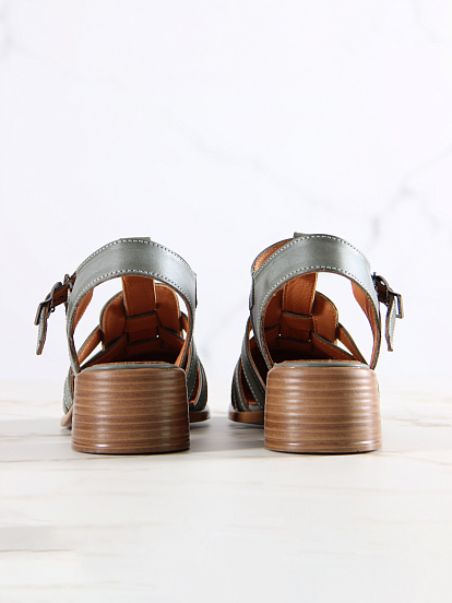 картинка Босоножки ED'ART 3035.26018'bе.Вакса хаки от интернет магазина