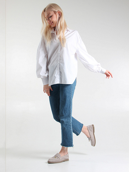 картинка Лоферы лоферы ED'ART 170.2614'be. Каменный замша от интернет магазина